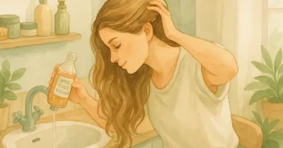 Cheveux gras : les solutions naturelles de grand-mère