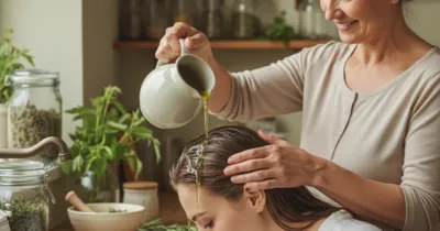Cheveux gras : les solutions naturelles de grand-mère
