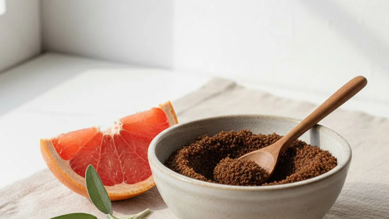 Gommage au café naturel contre la cellulite