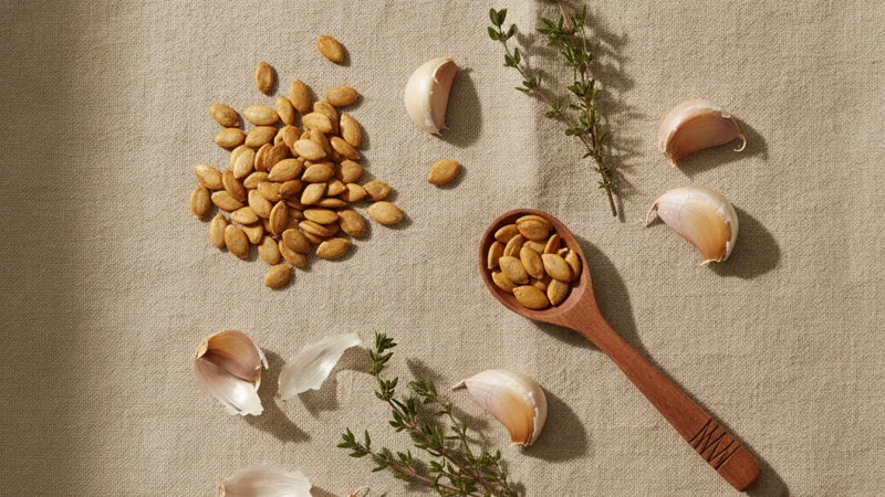 Graines de courge, ail et thym : remèdes naturels de grand-mère contre les oxyures